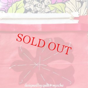 画像1: ミニ＆ロング・ポーチ【真っ赤なエンジェルストランペット】