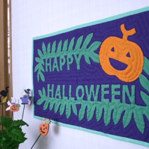 画像1: “HAPPY HALLOWEEN”のタペストリー