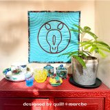 画像: 限定パイピング・干支“ミニ”キルト【午】