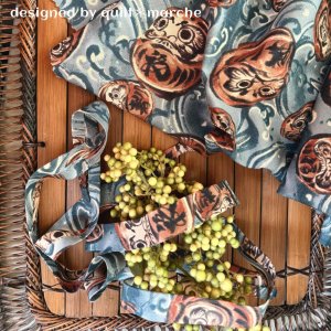 画像: 限定パイピング・干支“ミニ”キルト【午】